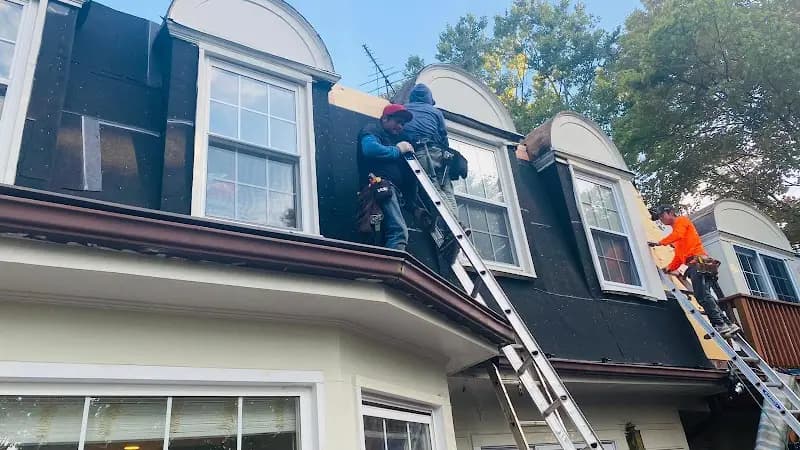 Completed asphalt shingle roof replacement by Morales Roofing in Annandale, Virginia